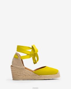 Unisa alpargata d'orsay con tira al tobillo y lazada mujer TX8DN4703 verde