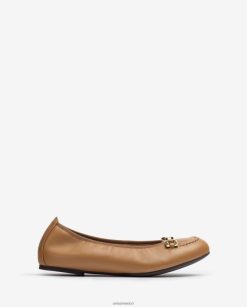 Unisa bailarina con ribete mujer TX8DN41267 marrón