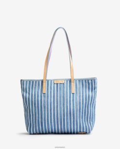 Unisa bolsa de compras hecha con jarapa mujer TX8DN41113 azul