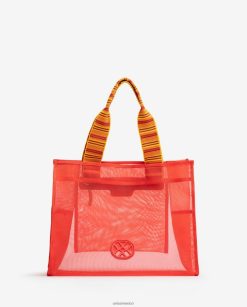 Unisa bolsa de malla grande mujer TX8DN41120 rojo