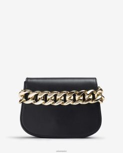 Unisa bolso con cadena dorada mujer TX8DN41199 negro