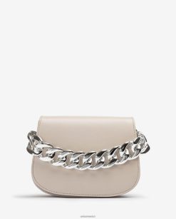 Unisa bolso con cadena dorada mujer TX8DN41200 beige