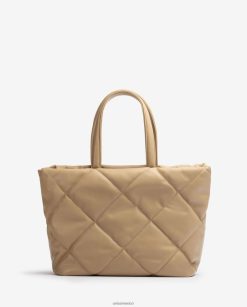 Unisa bolso de mano con efecto capitonado mujer TX8DN41132 beige