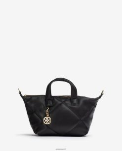Unisa bolso de mano con efecto capitonado mujer TX8DN41218 negro