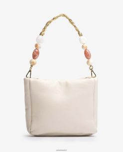 Unisa bolso de mano con ribete mujer TX8DN41194 blanco