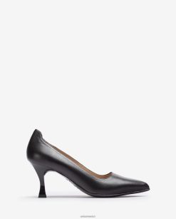 Unisa bomba con tacón pintado mujer TX8DN4573 negro