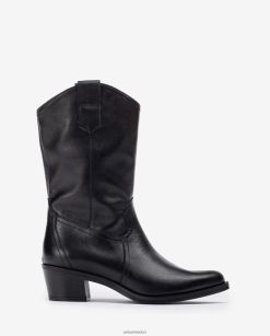 Unisa bota de cuero estilo cowboy mujer TX8DN41053 moda