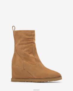 Unisa bota de pierna alta mujer TX8DN41002 marrón