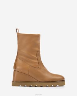 Unisa botín con suela de goma mujer TX8DN4976 marrón