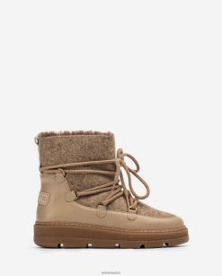 Unisa botines apres ski mujer TX8DN4907 beige