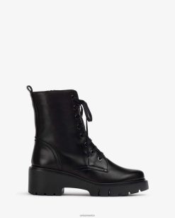 Unisa botines de piel estilo militar mujer TX8DN4942 agraciado