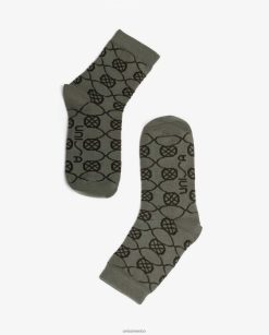 Unisa calcetines de algodón orgánico mujer TX8DN41090 verde