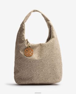 Unisa cartera de tela reciclada mujer TX8DN41094 marrón