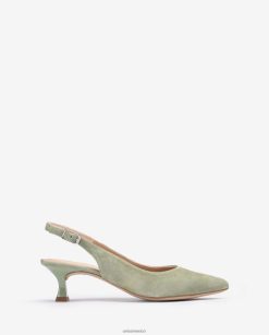 Unisa destalonado con puntera puntiaguda mujer TX8DN4544 verde