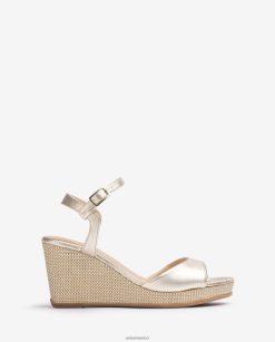 Unisa sandalia con cuña de rafia mujer TX8DN4490 moda