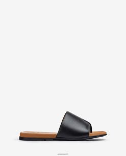 Unisa sandalia con puntera mujer TX8DN4444 negro