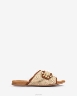 Unisa sandalia con suela de rafia mujer TX8DN4111 moda