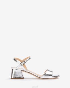 Unisa sandalia con tacón ancho mujer TX8DN4151 plata