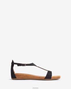 Unisa sandalia con tira en el empeine mujer TX8DN473 negro