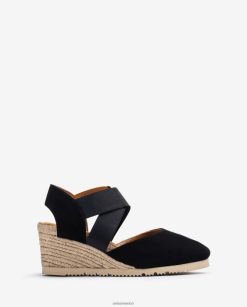 Unisa sandalia con tiras elasticas mujer TX8DN4770 negro