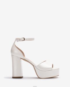 Unisa Sandalia de novia con plataforma y puntera cuadrada mujer TX8DN4836 agraciado