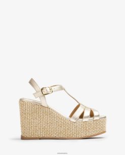 Unisa sandalia de tiras con cuña alta mujer TX8DN4456 moda