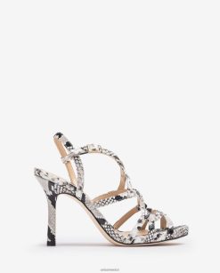 Unisa sandalia de tiras con tacón alto mujer TX8DN4286 moda