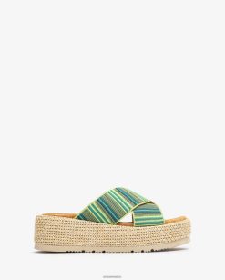 Unisa sandalia de tiras mujer TX8DN4804 verde