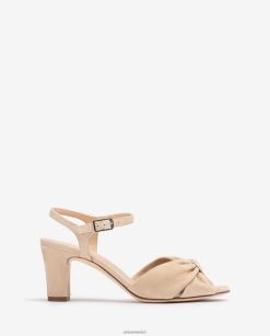 Unisa sandalia elegante de ante mujer TX8DN4177 beige