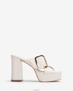 Unisa sandalias anchas con tiras cruzadas mujer TX8DN4809 blanco