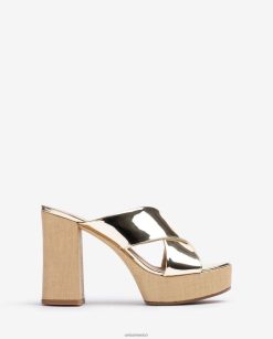 Unisa sandalias anchas con tiras cruzadas mujer TX8DN4826 agraciado