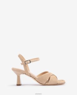 Unisa sandalias con tiras cruzadas mujer TX8DN4313 beige