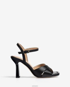 Unisa sandalias con tiras cruzadas mujer TX8DN4338 negro