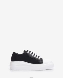 Unisa zapatilla de tela mujer TX8DN4657 negro