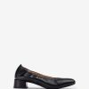 Unisa zapato con ribete fruncido mujer TX8DN41297 negro