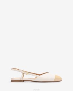 Unisa zapato plano destalonado bicolor mujer TX8DN4494 blanco