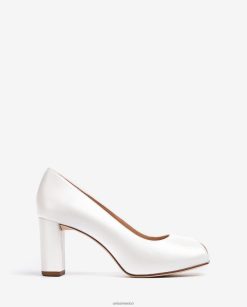 Unisa zapatos peep toe de cuero de tacón alto para novia mujer TX8DN4842 moda